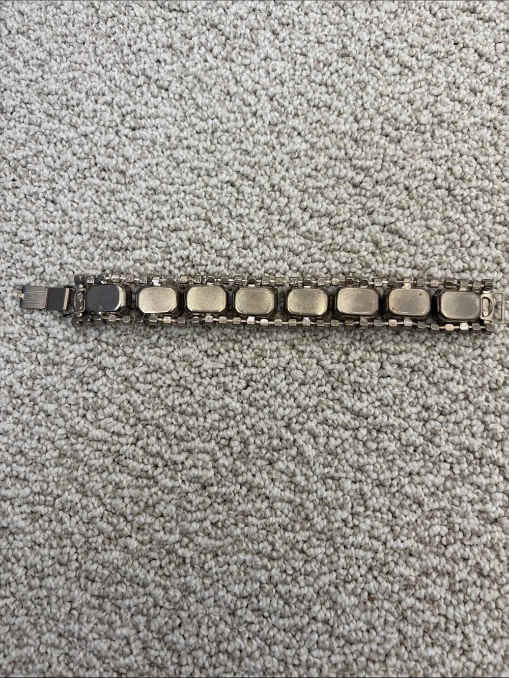 Women's Black Crystal Statement Bracelet